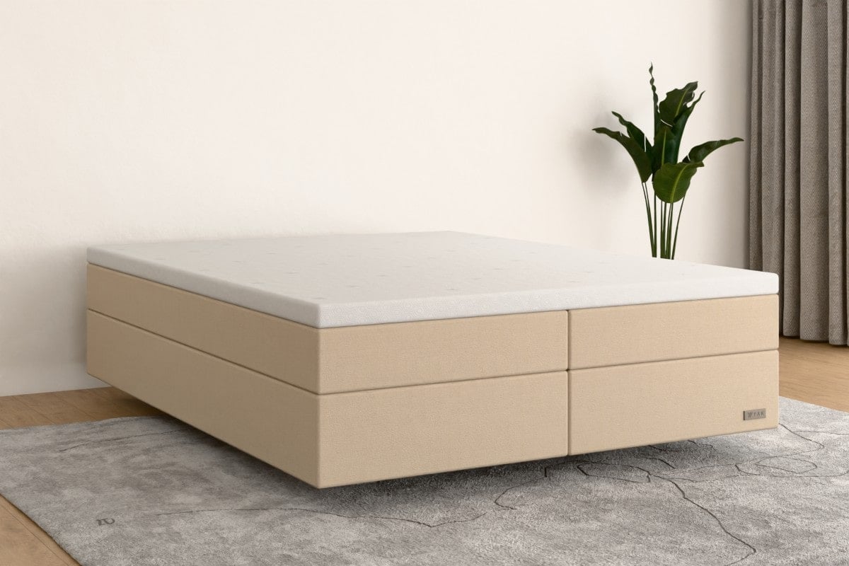 Boxspringbett PRO  180x200 cm  Creme  H2 /H2 BE000SO