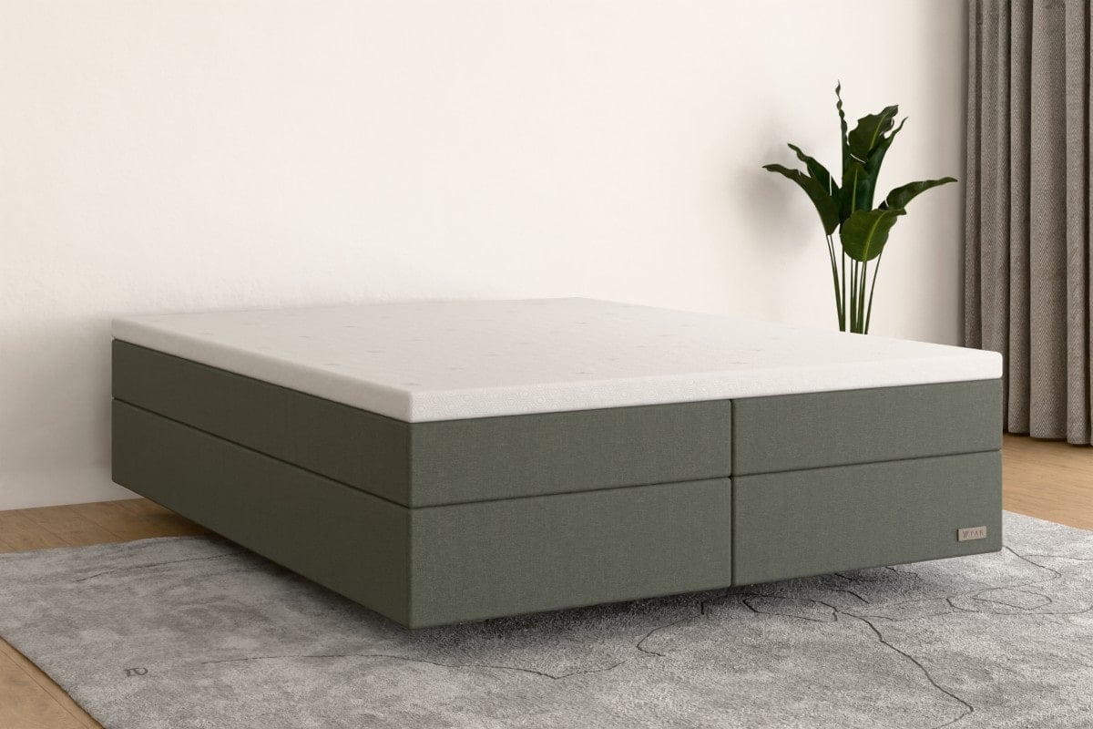 Boxspringbett PRO 180x200 cm Waldgrün H4 /H2 GN000SO