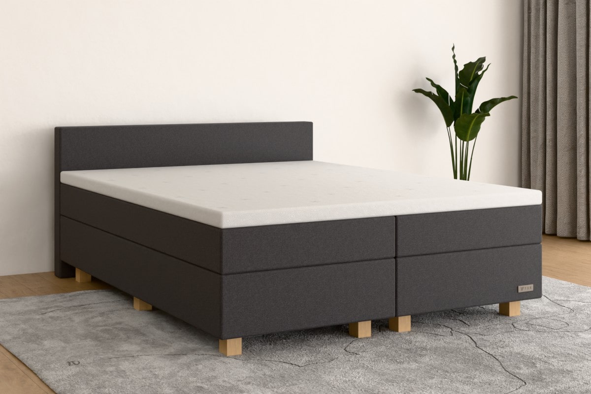 Boxspringbett PRO  180x200 cm  Grau  H4 /H2 GR500SF