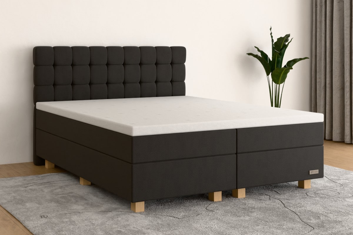 Boxspringbett MAX  200x200 cm  Altrosa  H4 /H4 KGR300SF