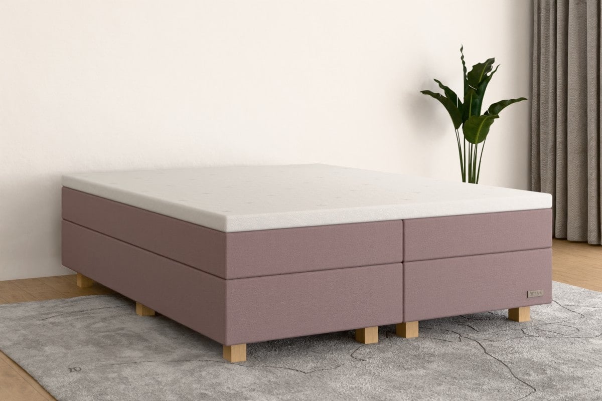 Boxspringbett MAX  160x200 cm  Altrosa  H2 /H2 RO000SF