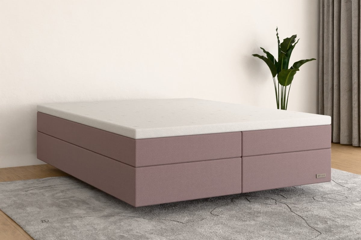 Boxspringbett PRO  160x200 cm  Altrosa  H3 /H3 RO000SO