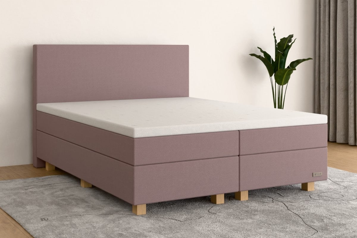 Boxspringbett PRO 160x200 cm Altrosa H2 /H4 RO100SF