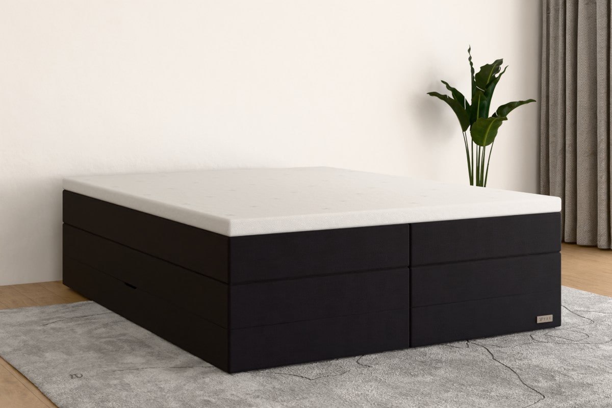Boxspringbett MAX  140x200 cm  Black Edition  H4 /- SW0BKSO