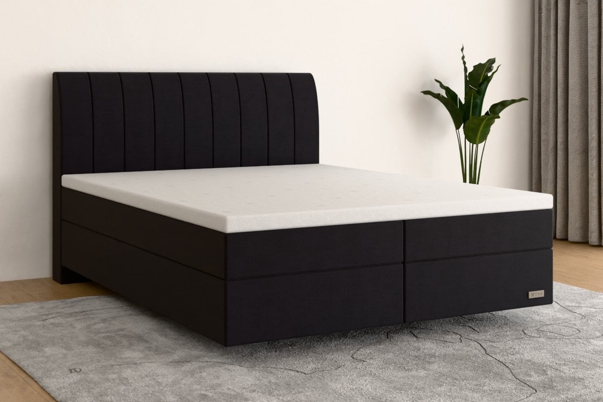 Boxspringbett PRO 160x200 cm Black Edition H3 /H2 SW400SO