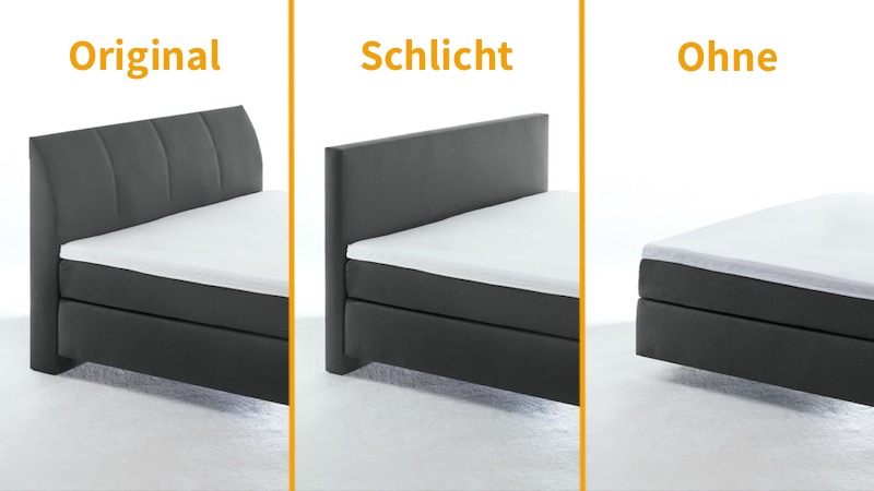 Boxspringbett Konfigurator Kopfteil