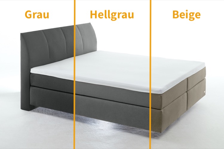 Boxspringbett konfigurieren YAK Farben