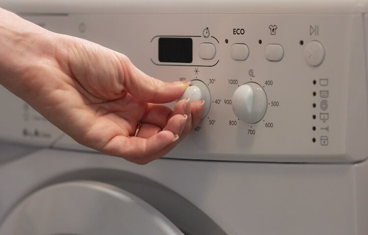 Topper waschen in der Waschmaschine