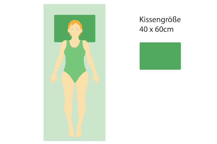 Kopfkissen Größe 40x60