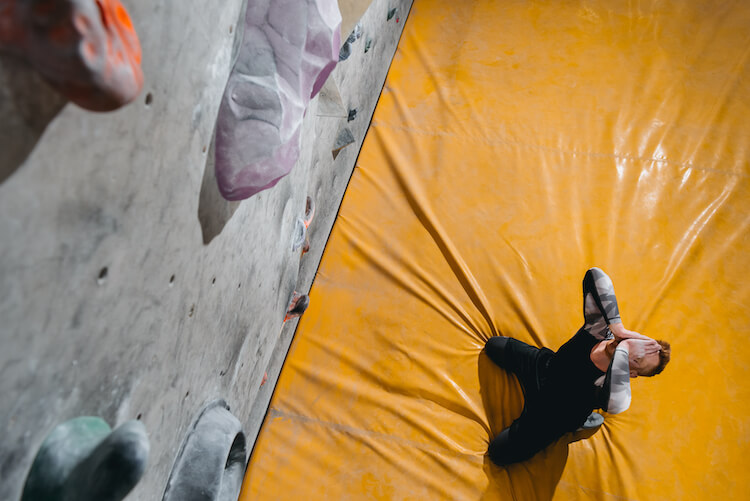 Niederlage Kletterwand Beispiel