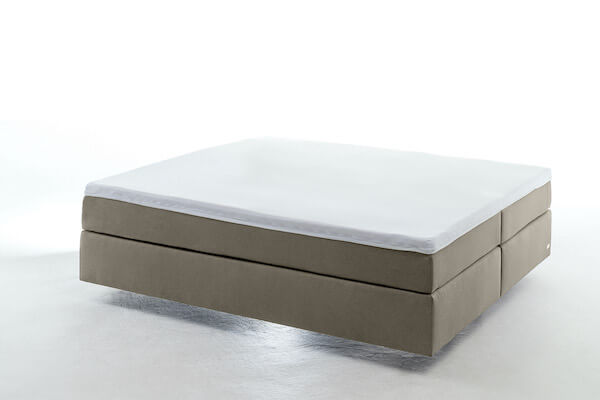 Y Boxspringbett Beige Ohne Kopfteil