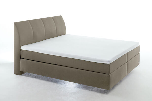 Y Boxspringbett Beige Original Kopfteil