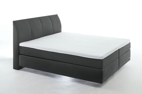 Y Boxspringbett Grau Original Kopfteil