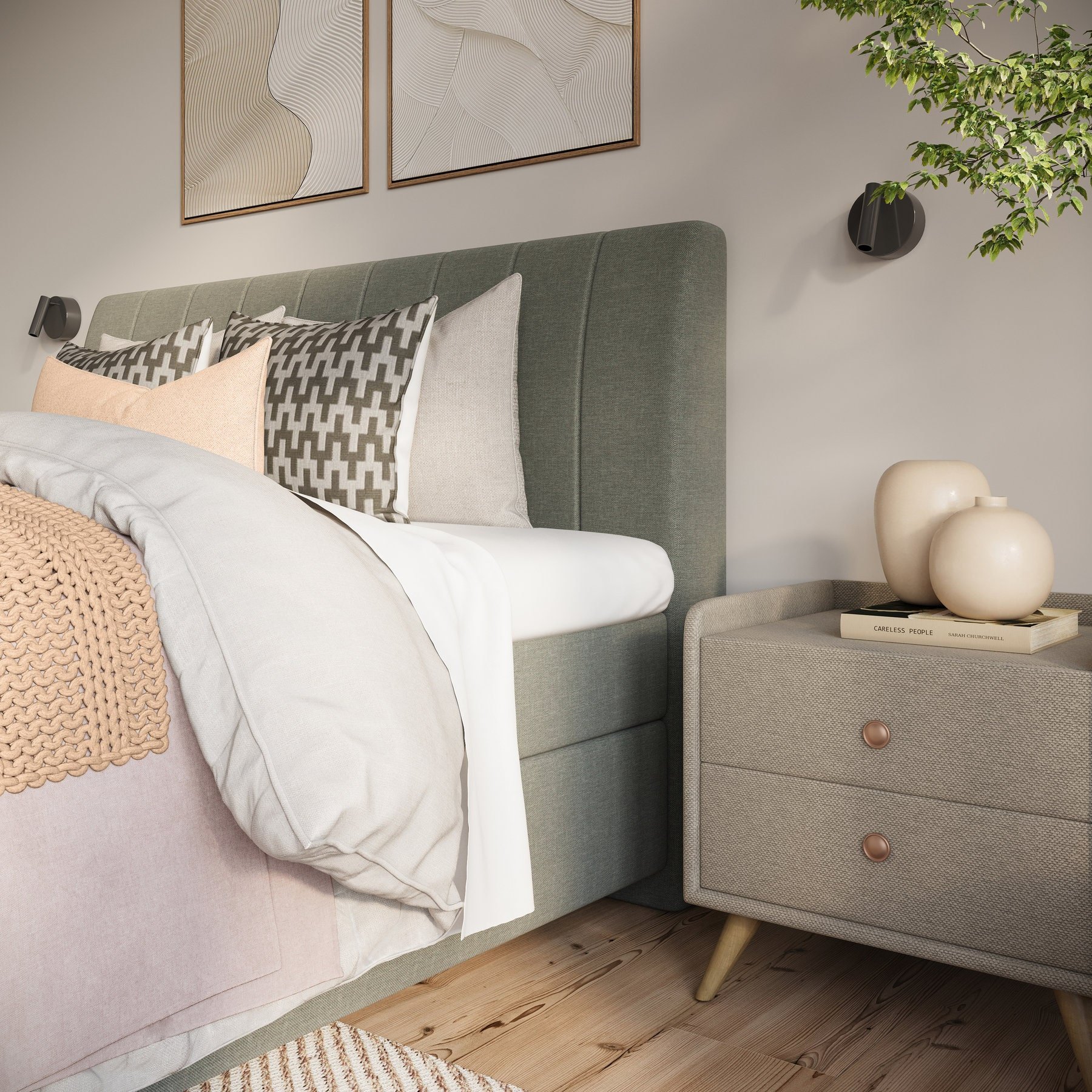 YAK Boxspringbett Details 4