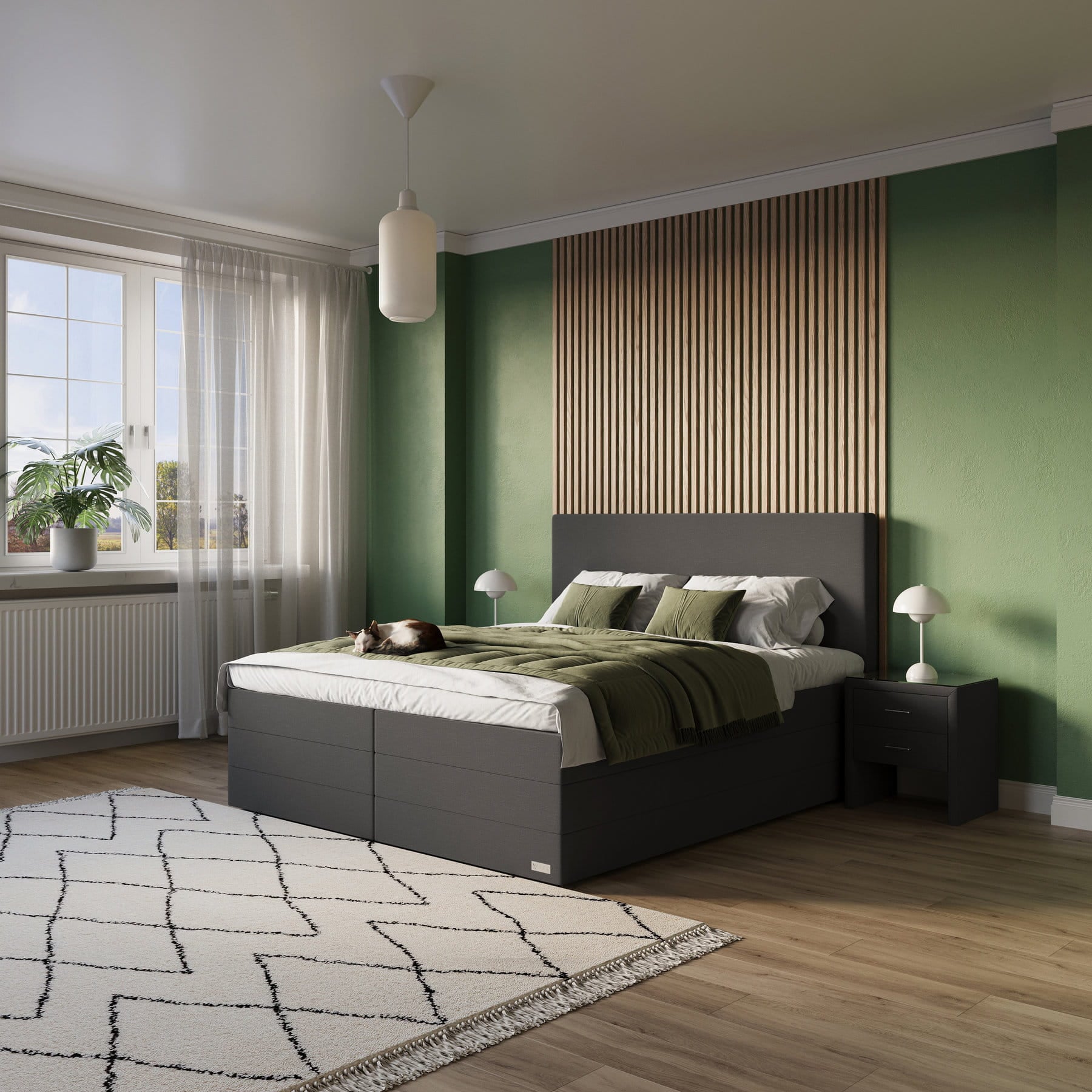 YAK Boxspringbett Set3 Frontseitlich (1)