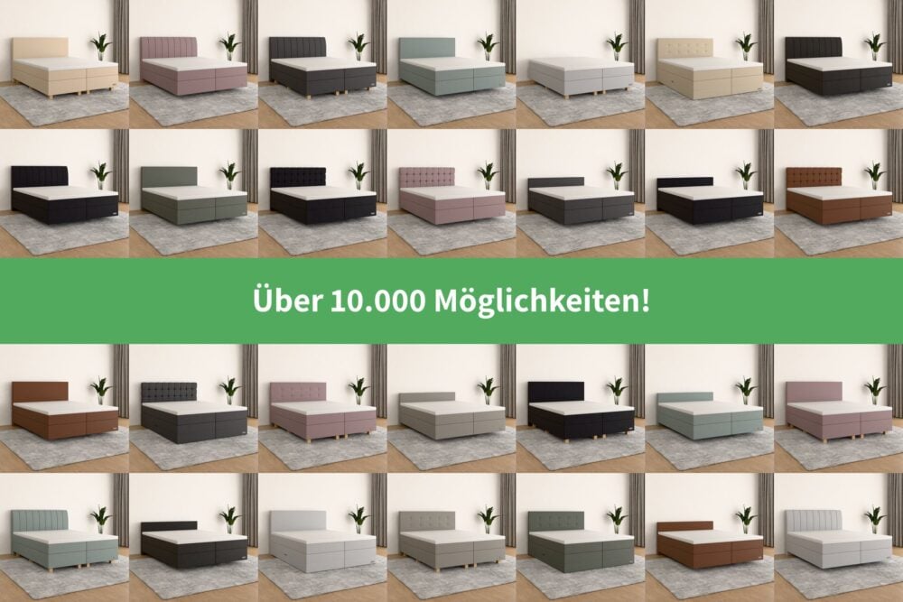 YAK Boxspringbett Varianten