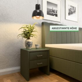 YAK Nachttisch Boxspringbett Hoehe