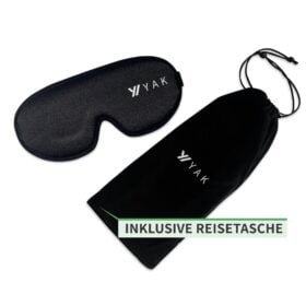 YAK Schlafmaske Reisetasche
